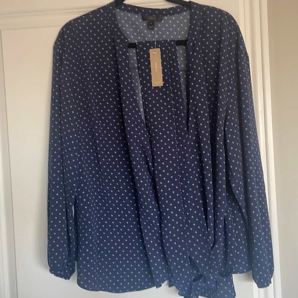 J. Crew Wrap Top